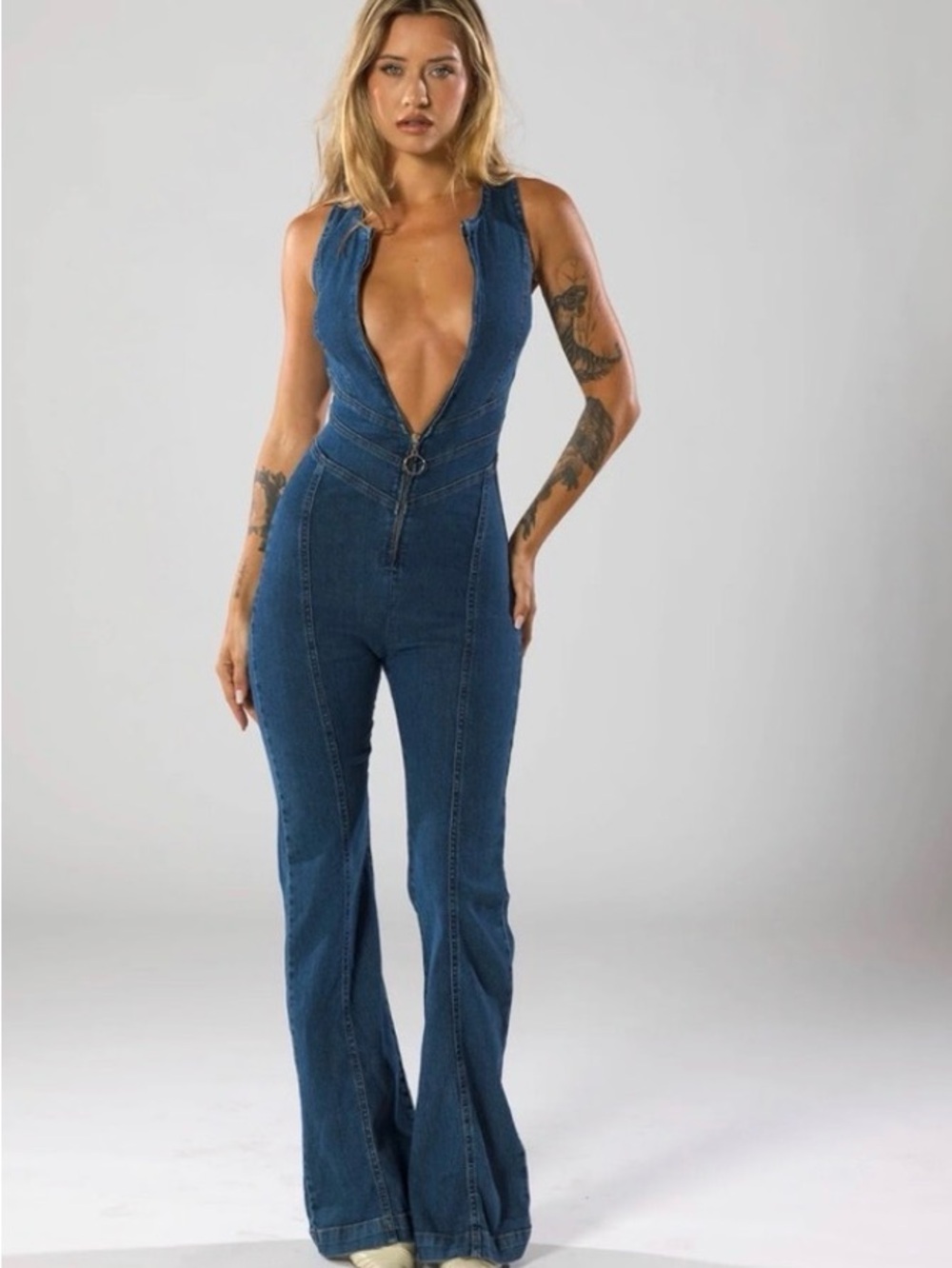 Hollywood Heartthrob denim jumpsuit from Revice Denim.